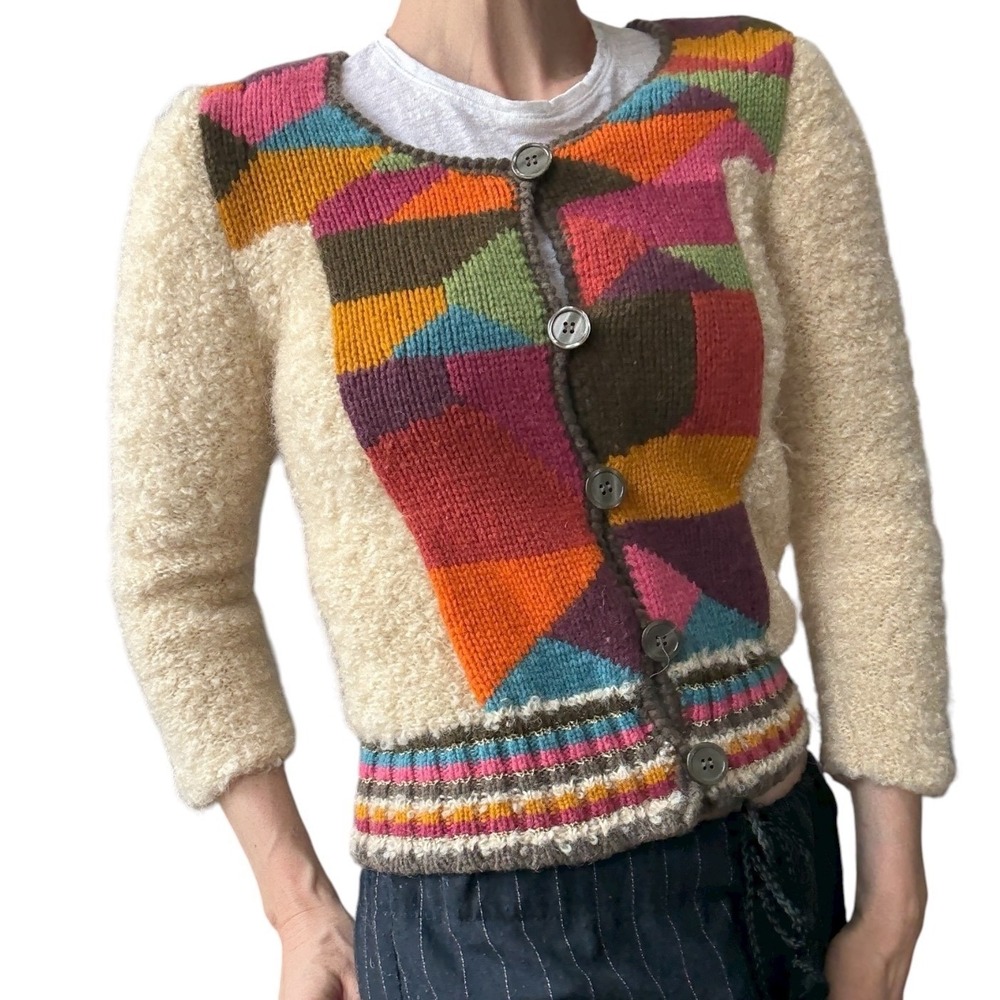 Vintage H&M mohair blend cardigan - Picture 3 of 7